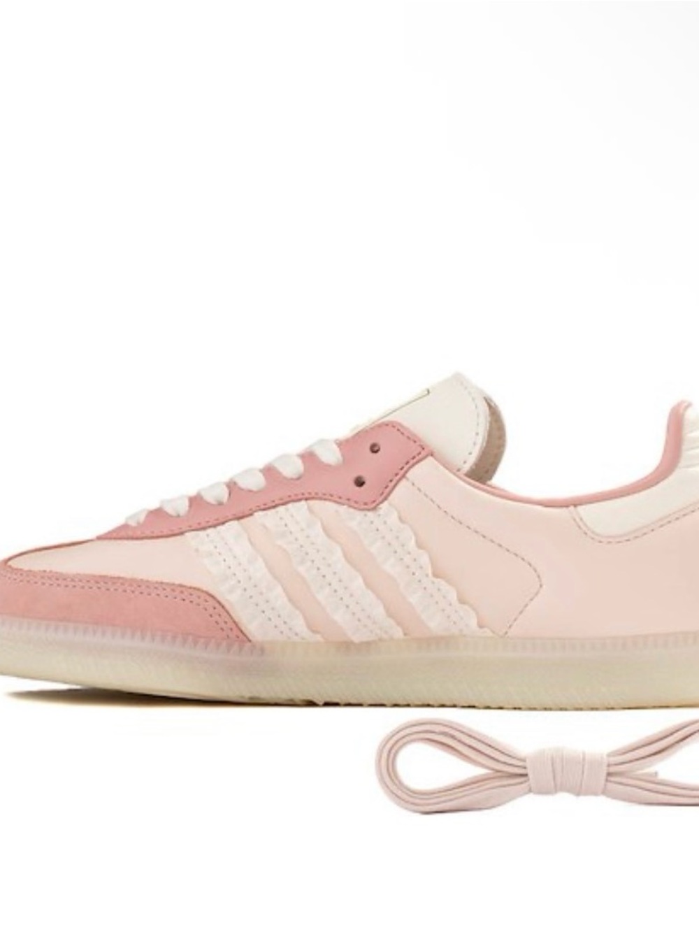 Adidas Samba OG W Classic Sneaker in Light Pink and White - Picture 2 of 6